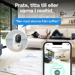 Arlo Essential 3 2K PTZ - Overvågningskamera til indendørs brug - 2-pak
