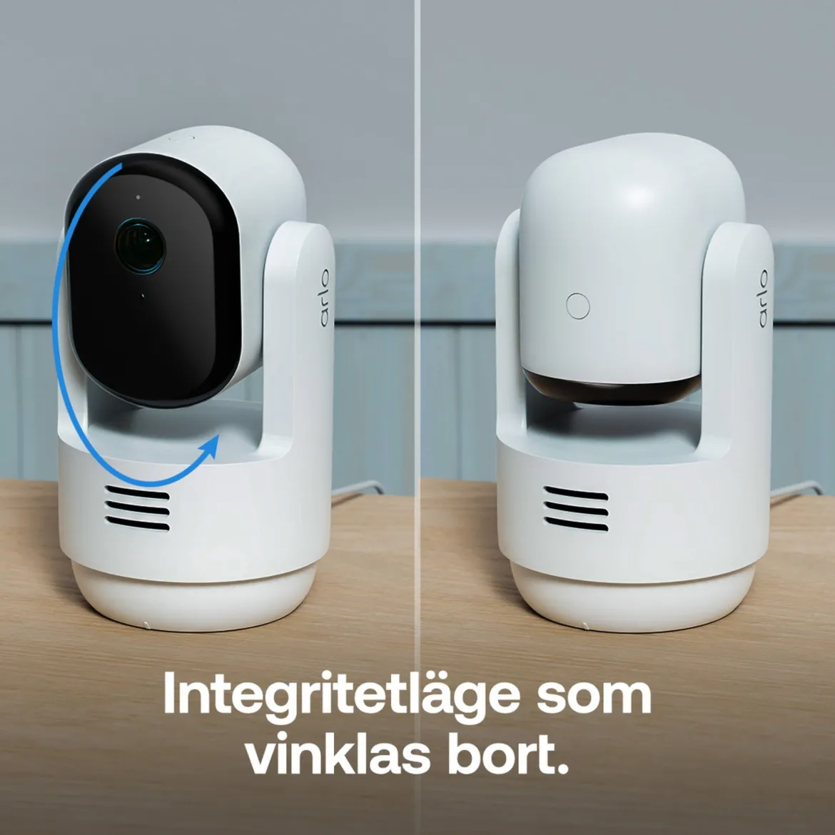Arlo Essential 3 2K PTZ - Overvågningskamera til indendørs brug - 2-pak