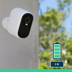 Arlo Essential 2K XL Overvågningskamera 2-pakke