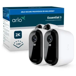 Arlo Essential 3 XL 2K - Trådløs overvågningskamera - 2-pack