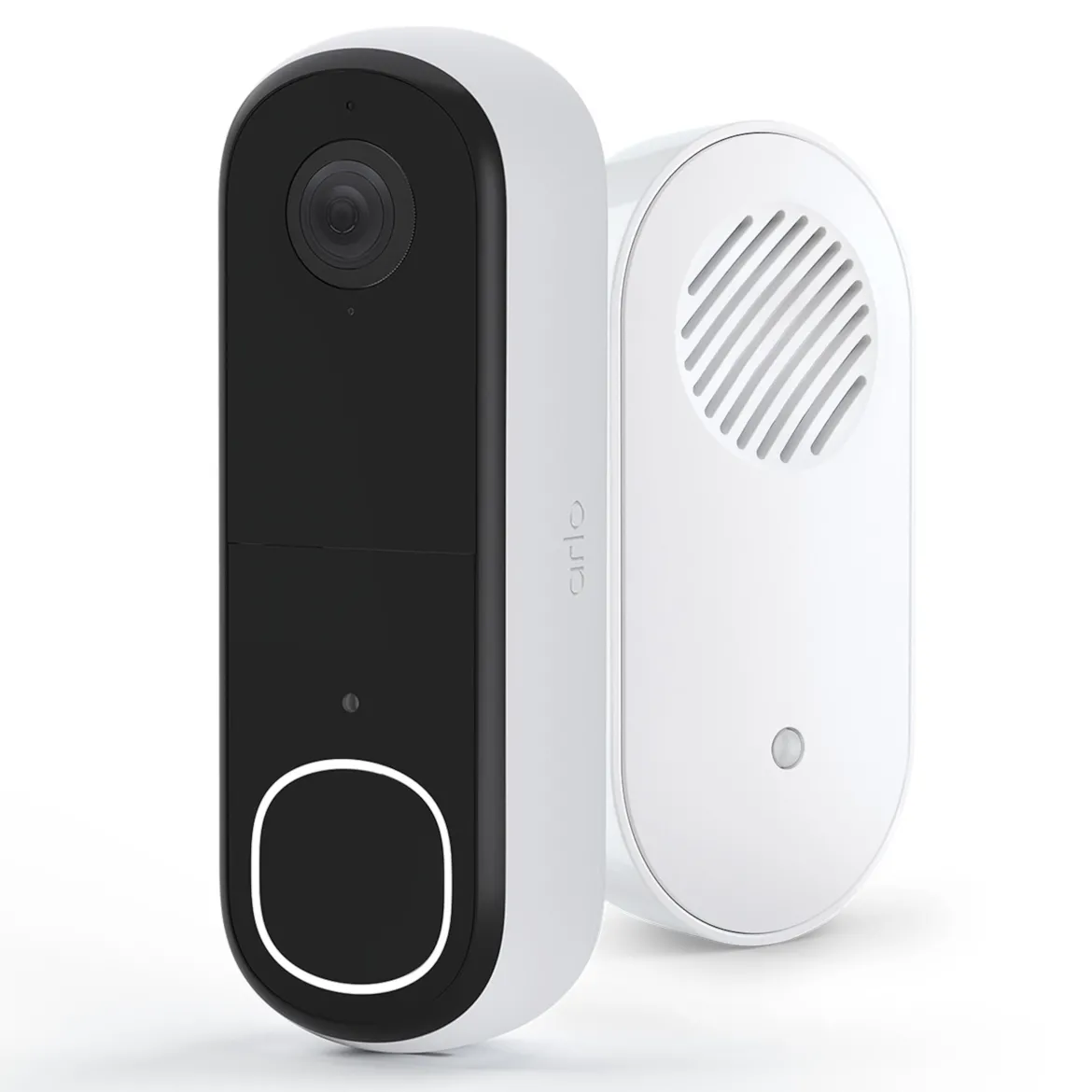 Arlo Essentiel 2K trådløs videodørklokke med Chime 2