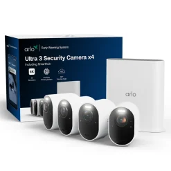 Arlo Ultra 3 4K - Trådløs overvågningskamera - 4-pack