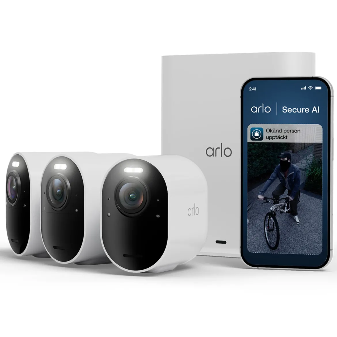 Arlo Ultra 3 4K - Trådløs overvågningskamera - 3-pakning