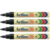 Artline Tuschpenna 70 Sort 4-pak