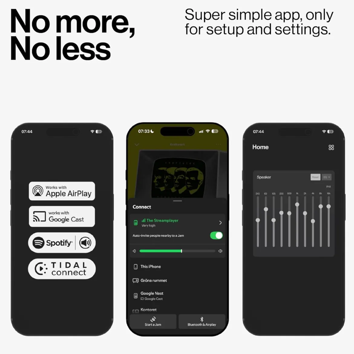 Atonemo Streamplayer netværksstreamer - Sort