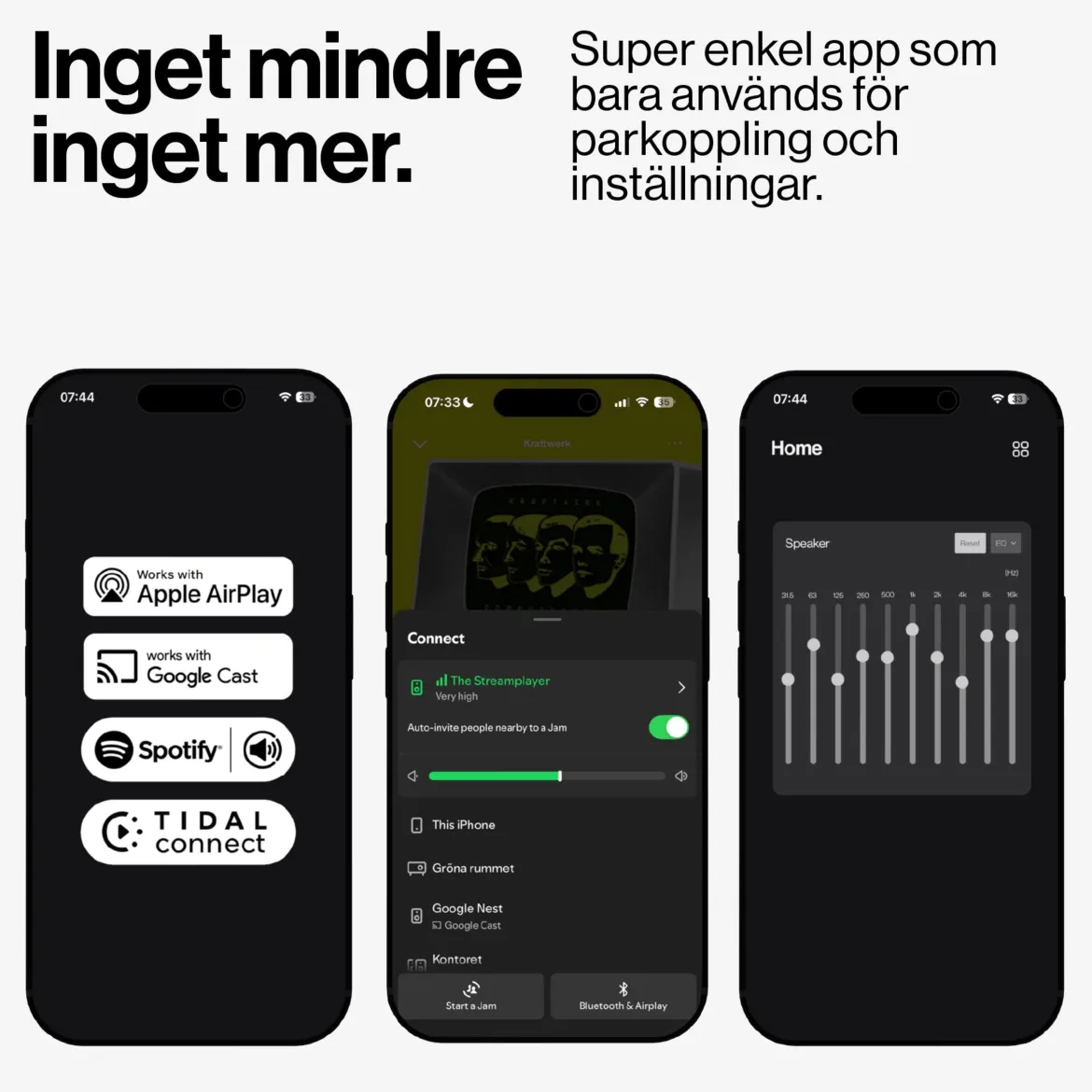 Atonemo Streamplayer netværksstreamer - Sort