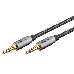 AUX-lydkabel 3,5 mm - 1 m