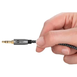 AUX-lydkabel 3,5 mm - 1 m