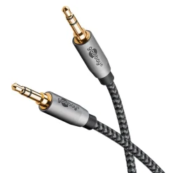 AUX-lydkabel 3,5 mm - 1 m