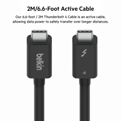 Belkin Thunderbolt 4 Aktiv USB-C-kabel 2 m