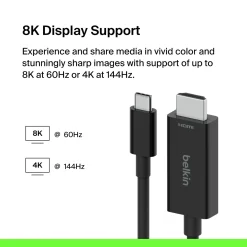 Belkin USB-C-kabel til HDMI 8K/60 Hz 2 m