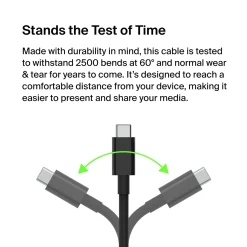 Belkin USB-C-kabel til HDMI 8K/60 Hz 2 m