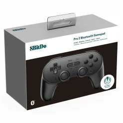 8Bitdo Pro 2 Bluetooth Hall Edition Håndkontrol - Sort