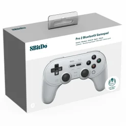 8Bitdo Pro 2 Bluetooth Hall Edition Håndkontrol - Grå