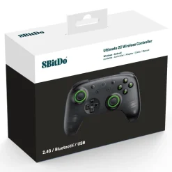 8Bitdo Ultimate 2C trådløs controller - Transparent Sort
