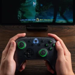 8Bitdo Ultimate 2C trådløs controller - Transparent Sort