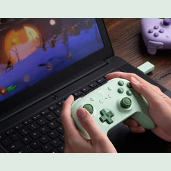 8Bitdo Ultimate 2C Trådløs håndkontrol med Hall Effect - Grøn