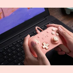 8Bitdo Ultimate 2C Trådløs håndkontrol med Hall Effect - Fersken