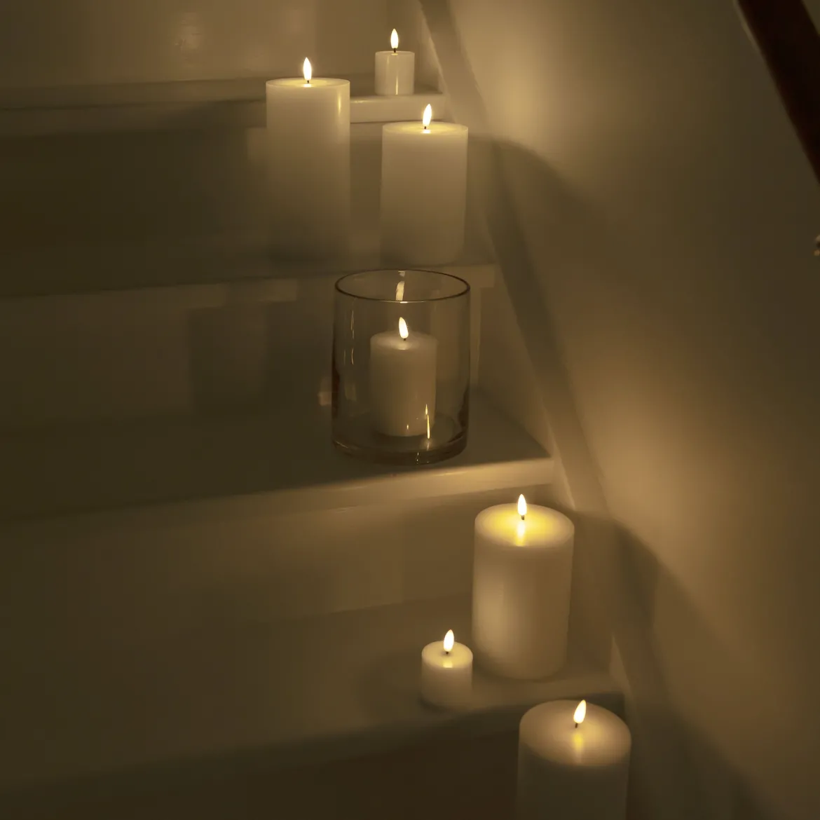 Bloklys LED 3-pakke