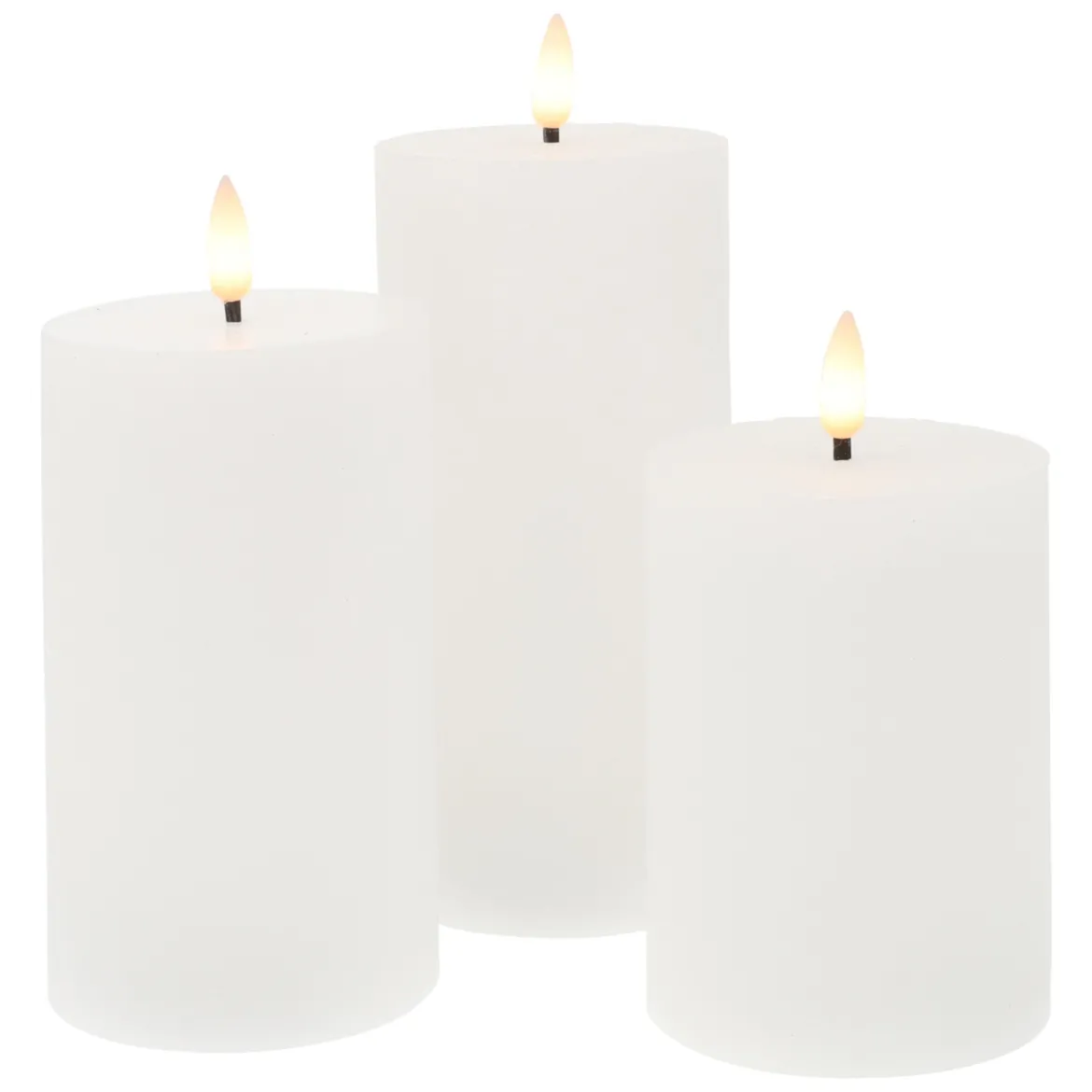 Bloklys LED 3-pakke