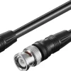 BNC Videokabel (RG59) 3 m - Sort