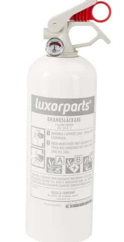 Brandslukker med pulver 1 kg - Hvid