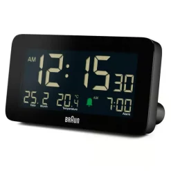 Braun BC10-DCF radiostyret vækkeur med temperatur, Hvid