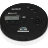 Bærbar Bluetooth® CD-MP3-afspiller med antishock Sort