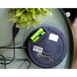 Bærbar Bluetooth® CD-MP3-afspiller med antishock Sort