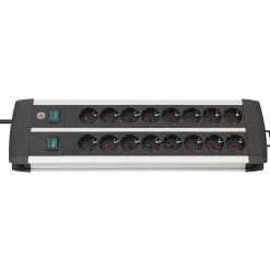 Brennenstuhl Technics Jordet Stikdåse - 16-vejs - 3 m