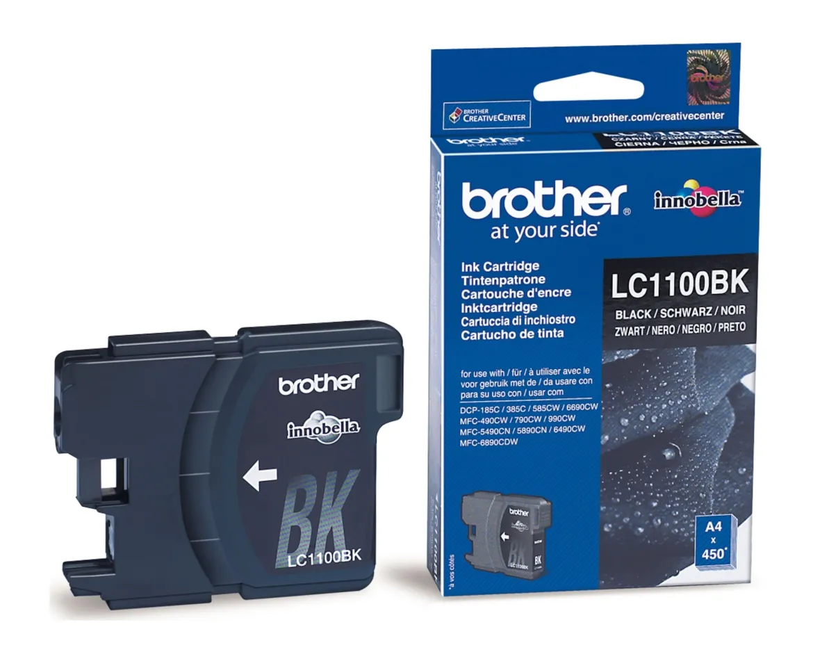 Brother LC1100BK Blækpatron Sort