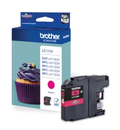 Brother LC123M Blækpatron Magenta