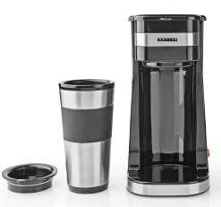 Butler Single-Serve Kaffemaskine 0.4L Isoleret Rejsekrus, Automatisk Slukning