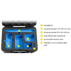 BW Outdoor Case Type 1000 til Insta360 X4