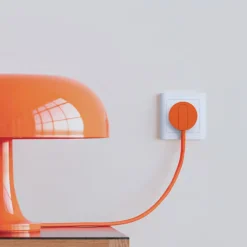 By NORM NORM K dansk stikprop uden jord, Orange, IP20