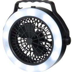 Campinglampe med ventilator, 65 lumen