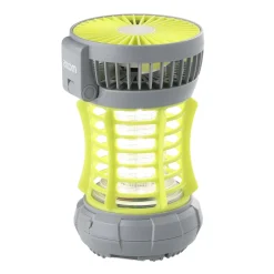 Campinglygte med myggefælde og ventilator, 3-i-1