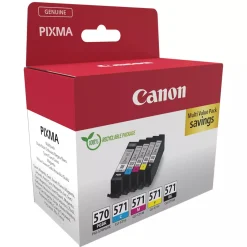 Canon CLI-571 og CLI-570 blækpatron 5-pakke