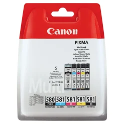 Canon PGI-580 og CLI-581 blækpatron 5-pakke