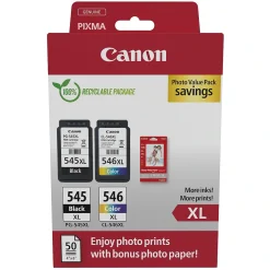 Canon PG-545XL/CL-546XL Værdipakke til printere