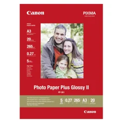 Canon Plus Glossy II Fotopapir A3 20-pakke