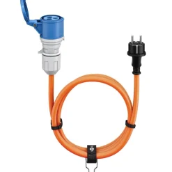 CEE-adapterkabel – CEE-kobling til sikkerhedsprop (Type F) – 5m