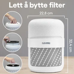 Cleverio Luftrenser med smart teknologi
