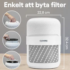 Cleverio Luftrenser med smart teknologi
