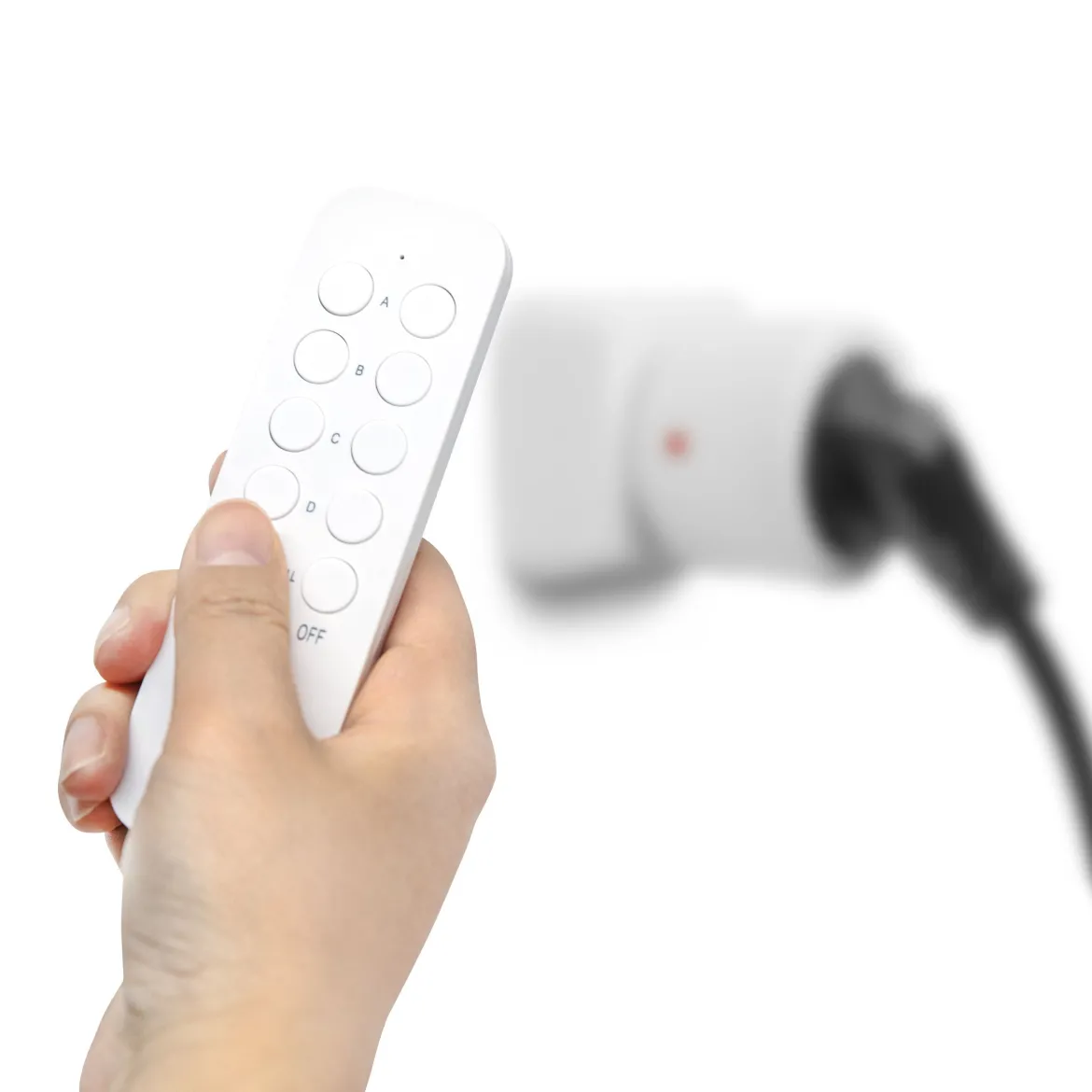 Cleverio Mini-fjernbetjeningskontakt med fjernbetjening, 4-pak