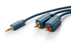 Clicktronic Lydkabel 3,5 mm til 2x RCA - 2 m