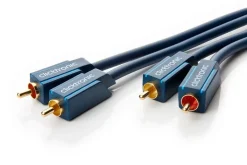Clicktronic Stereo lydkabel 2x RCA - 10 m