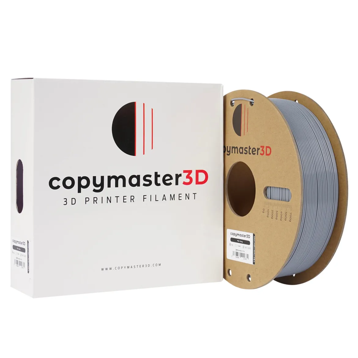 Copymaster3D PLA-filament til 3D-printer 1,75 mm - Grå