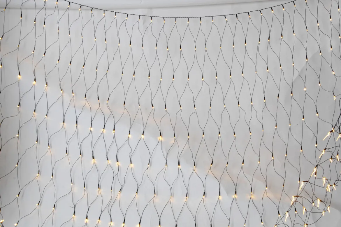 Dacore Gardinkæde - Startsæt - 230V - 100 LED - 110x100 cm