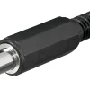DC-stik med loddeforbindelse - 5,5x2,1x9 mm